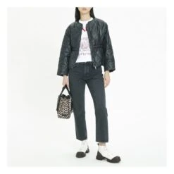 Ganni Veste Matelassée Shiny Matières Recyclées | Black -Best Cloths Shop unnamed file 578