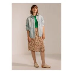Bonnie Cotton And Linen Check Jacket | Azure Blue -Best Cloths Shop unnamed file 604