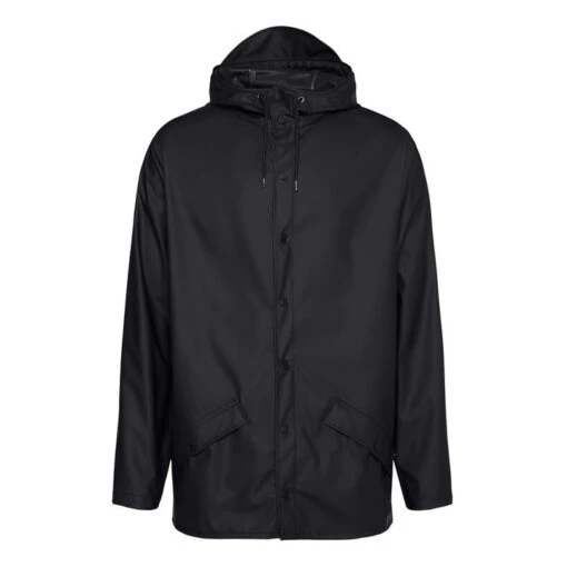 Rains Waterproof Raincoat | Black