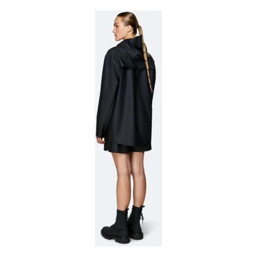 Rains Waterproof Raincoat | Black - Image 3