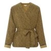 Sakura Quilted Cotton Gauze Jacket - Women's Collection | Caramel