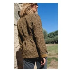 Sakura Quilted Cotton Gauze Jacket - Women's Collection | Caramel -Best Cloths Shop unnamed file 640