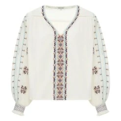 Embroidered Blouse | Off White