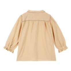 Polka Dot Blouse - Women’s Collection | Peach -Best Cloths Shop unnamed file 672