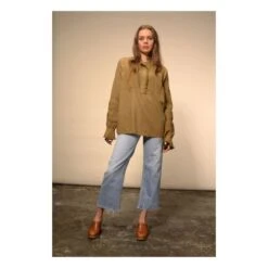 Hohai Blouse | Khaki -Best Cloths Shop unnamed file 682