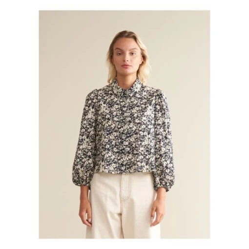 Bellerose Howland Blouse - Women’s Collection | Grey - Image 2