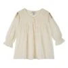 Embroidered Smock Blouse - Women’s Collection | Ecru -Best Cloths Shop unnamed file 700