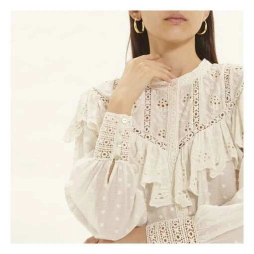 Eddie Blouse | Ecru - Image 5