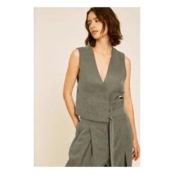 Teia Vest | Khaki -Best Cloths Shop unnamed file 72