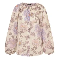 Mariana Cotton And Silk Blouse | Ecru