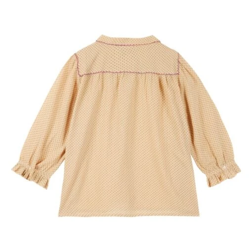 Polka Dot Blouse | Peach - Image 2