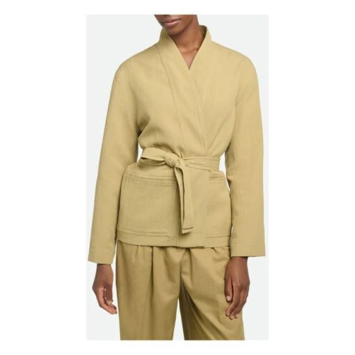 Vanessa Bruno Terenzio Belt Jacket | Khaki - Image 2
