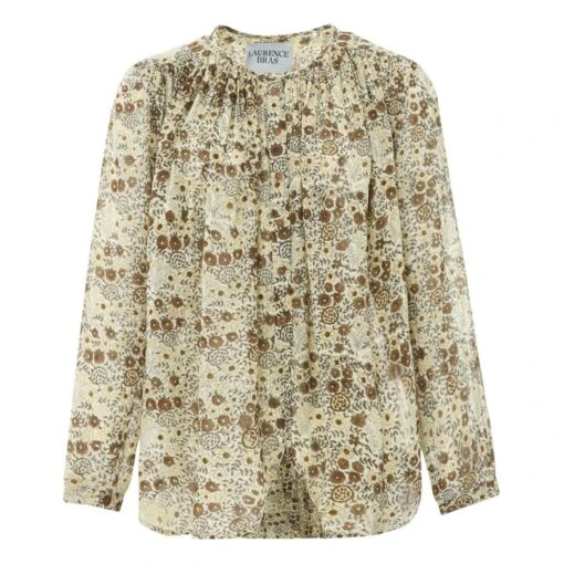 Cigar Printed Blouse | Yellow