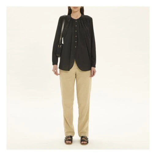 Cigar Blouse | Black - Image 2