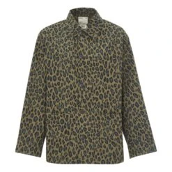 Print Worker Coach Jacket | Khaki