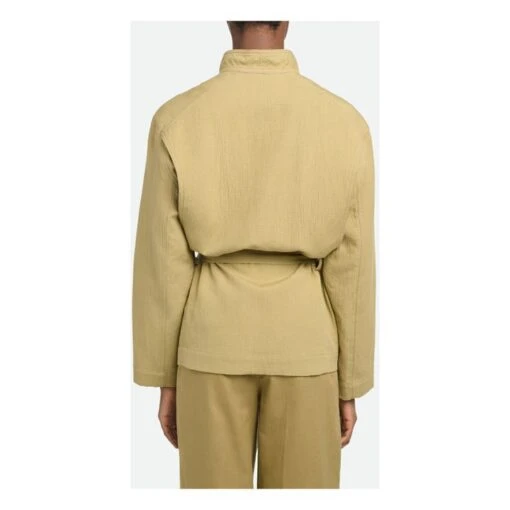 Vanessa Bruno Terenzio Belt Jacket | Khaki - Image 7