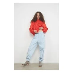 Stella Nova Amalie Silk Blouse | Orange -Best Cloths Shop unnamed file 846
