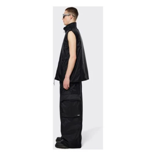 Rains Quilted Waterproof Vest | Black - Image 3
