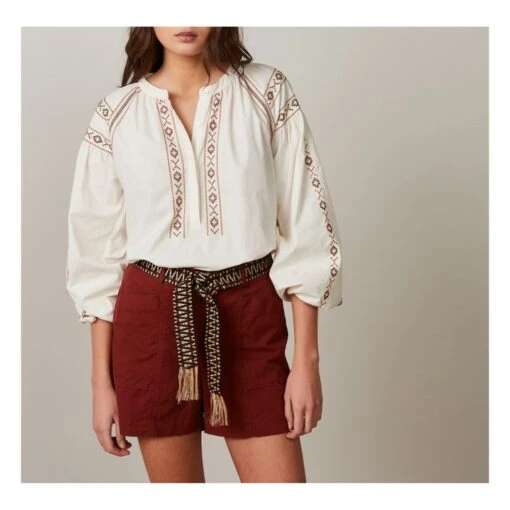 Hartford Hima Blouse | Ecru - Image 4