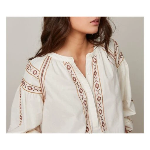 Hartford Hima Blouse | Ecru - Image 5