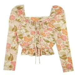 The New Society Rafaella Recycled Polyester Blouse | Ecru
