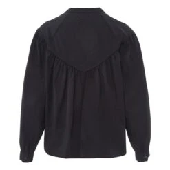 Delilah Cotton Poplin Blouse | Black -Best Cloths Shop unnamed file 952