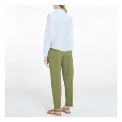 Cotton Muslin And Silk Blouse | Blue -Best Cloths Shop unnamed file 956