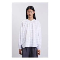 Cilla Organic Cotton Blouse | White -Best Cloths Shop unnamed file 966
