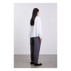Cilla Organic Cotton Blouse | White -Best Cloths Shop unnamed file 968