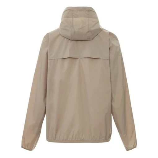 K-Way Le Vrai 3.0 Claude Reflective Raincoat | Taupe Brown - Image 2